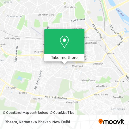 Bheem, Karnataka Bhavan map