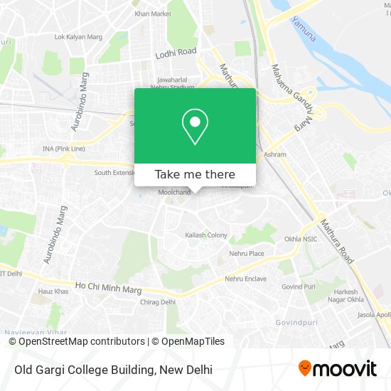 Old Gargi College Building map