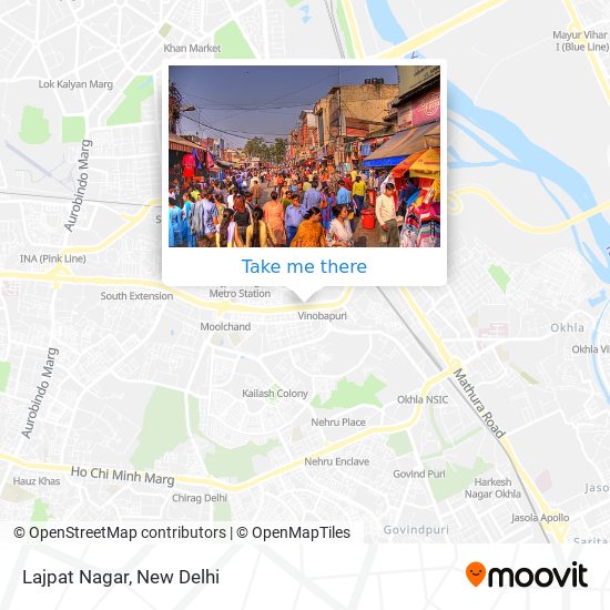 Lajpat Nagar map
