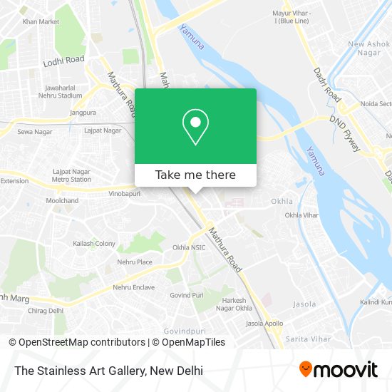 The Stainless Art Gallery map