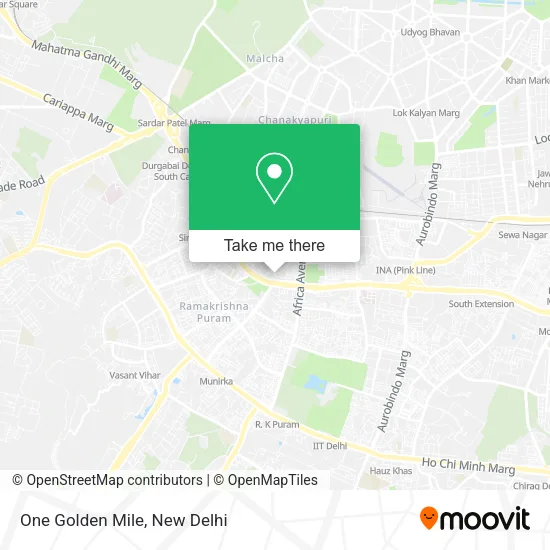 One Golden Mile map