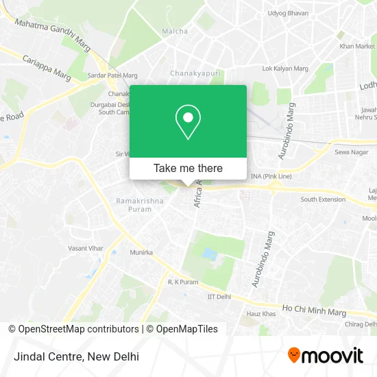 Jindal Centre map