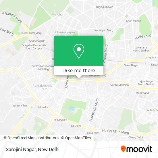 Sarojini Nagar map