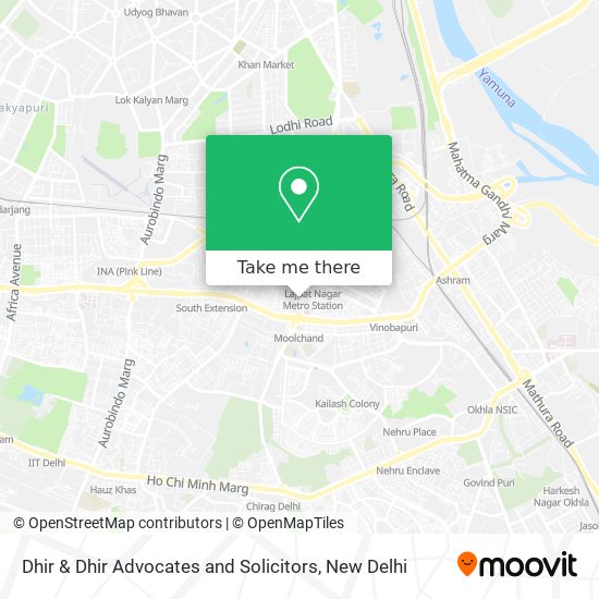 Dhir & Dhir Advocates and Solicitors map