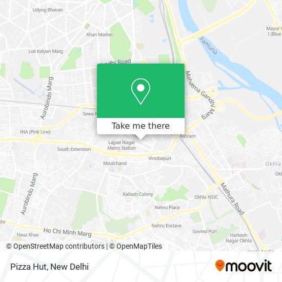 Pizza Hut map