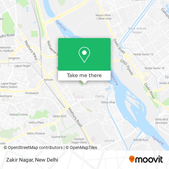 Zakir Nagar map