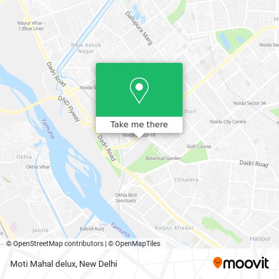 Moti Mahal delux map