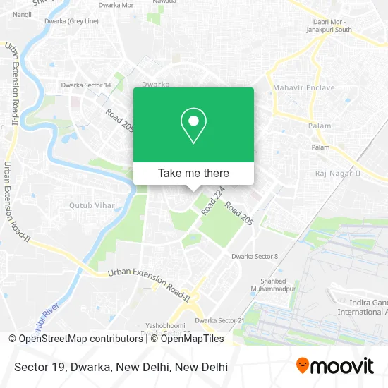 Sector 19, Dwarka, New Delhi map