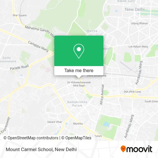 Mount Carmel School map