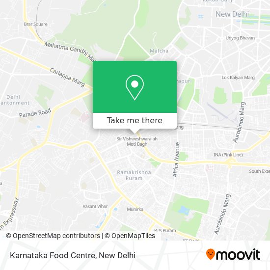 Karnataka Food Centre map