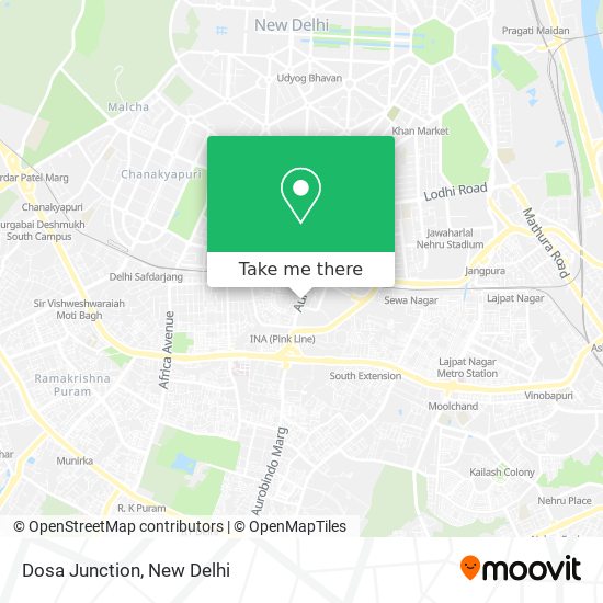 Dosa Junction map