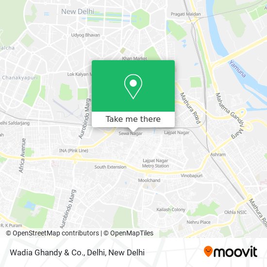 Wadia Ghandy & Co., Delhi map