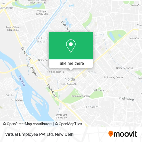 Virtual Employee Pvt Ltd map