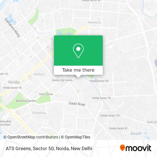 ATS Greens, Sector 50, Noida map