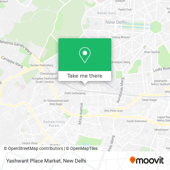 Yashwant Place Market map