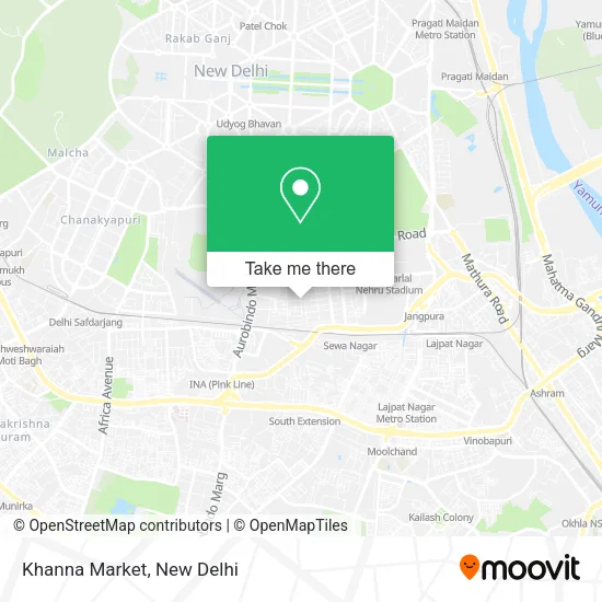 Khanna Market map