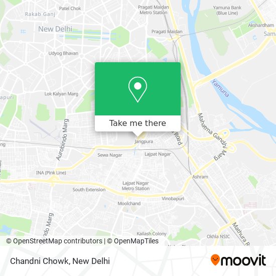 Chandni Chowk map