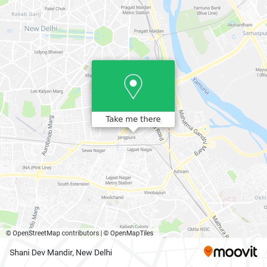 Shani Dev Mandir map
