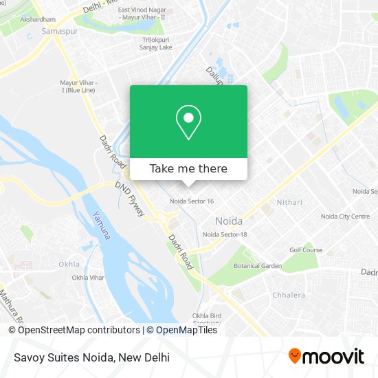 Savoy Suites Noida map