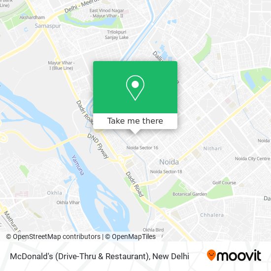 McDonald's (Drive-Thru & Restaurant) map