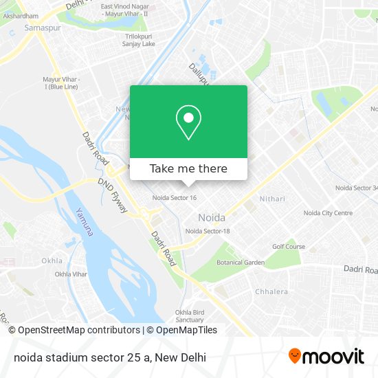 noida stadium sector 25 a map