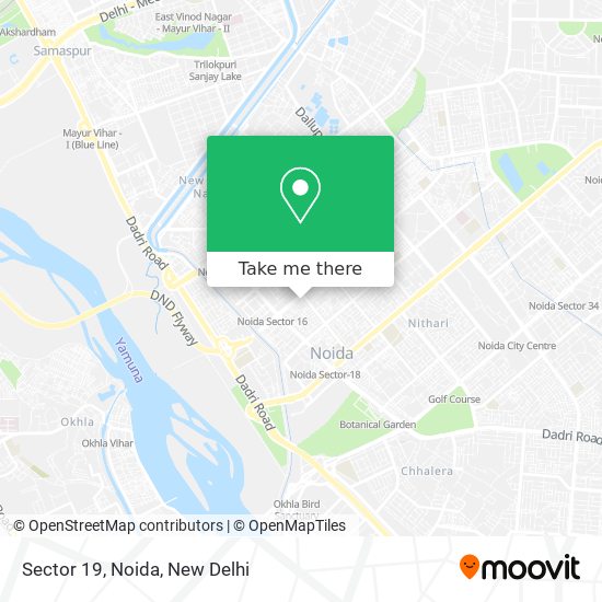 Sector 19, Noida map