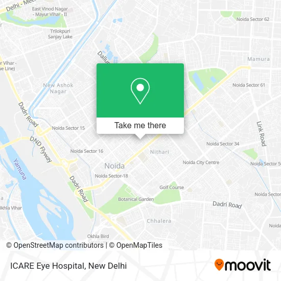 ICARE Eye Hospital map
