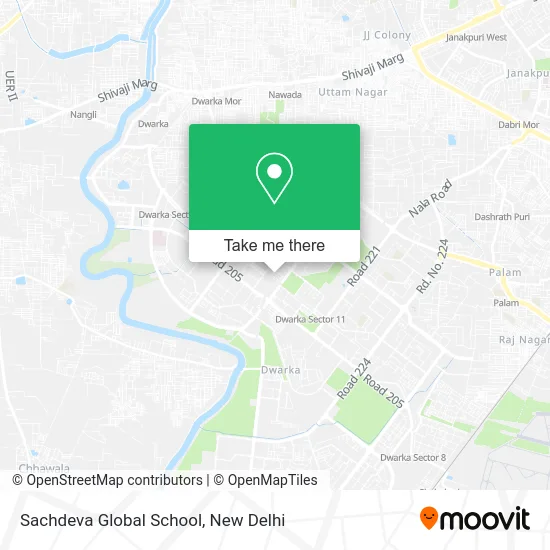 Sachdeva Global School map