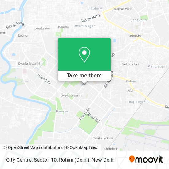 City Centre, Sector-10, Rohini (Delhi) map