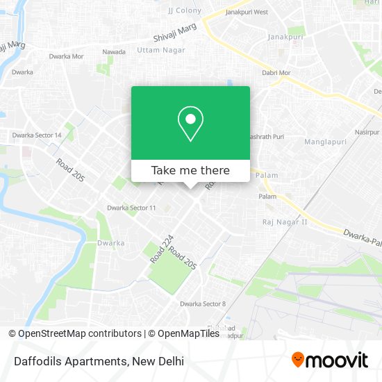 Daffodils Apartments map