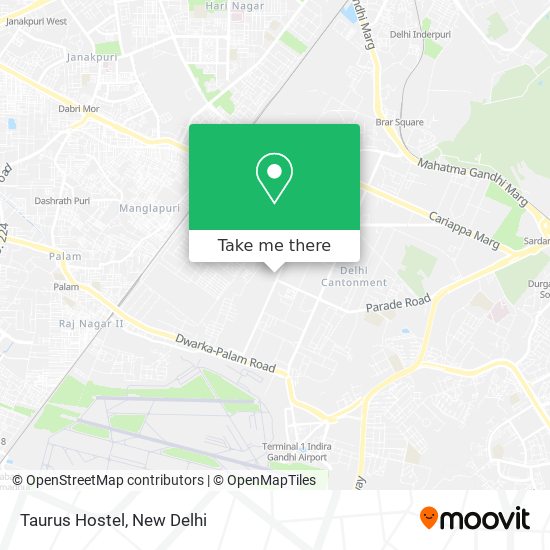 Taurus Hostel map