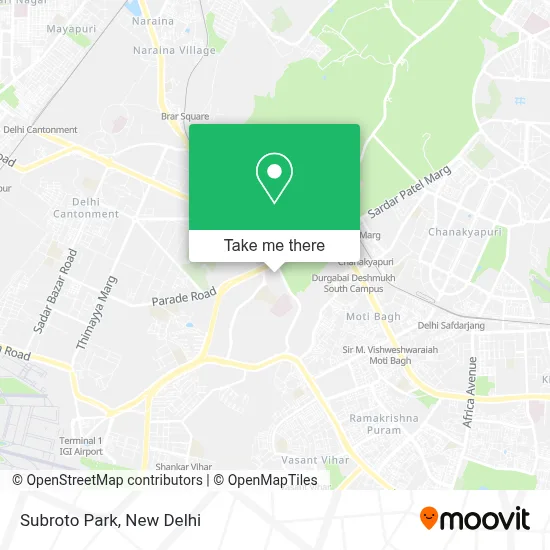 Subroto Park map