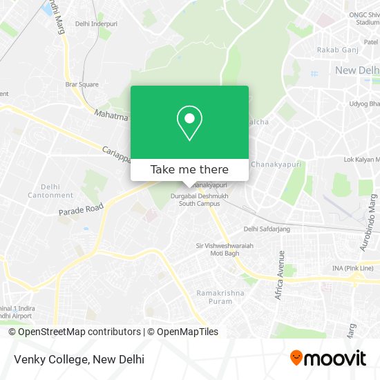 Venky College map