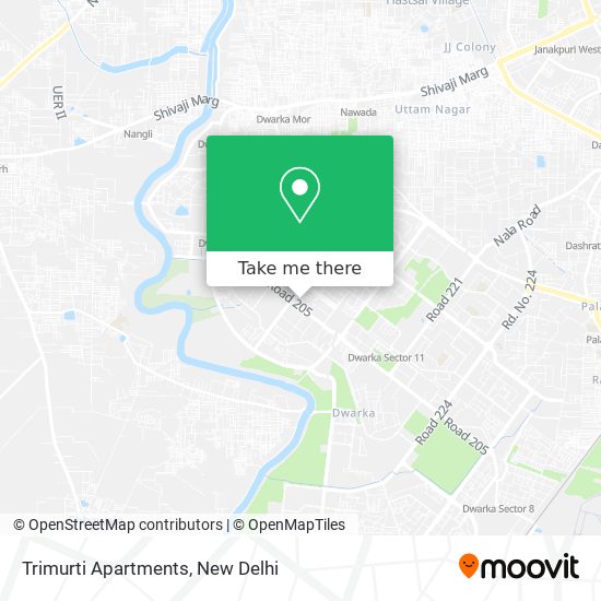 Trimurti Apartments map