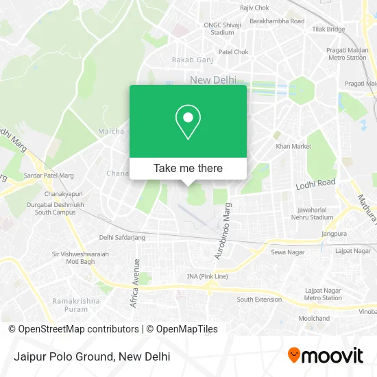 Jaipur Polo Ground map