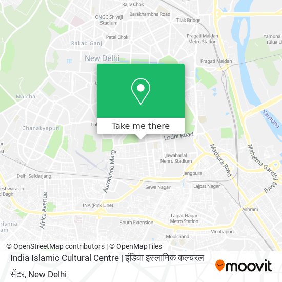 India Islamic Cultural Centre | इंडिया इस्लामिक कल्चरल सेंटर map