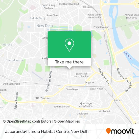 Jacaranda-II, India Habitat Centre map