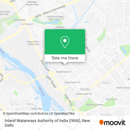 Inland Waterways Authority of India (IWAI) map