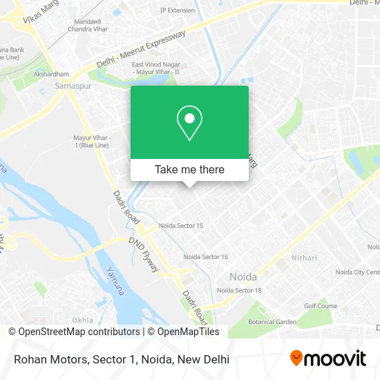 Rohan Motors, Sector 1, Noida map