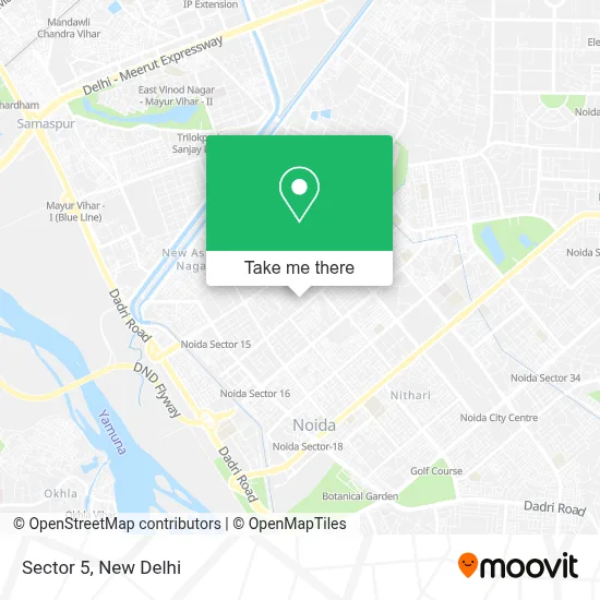 Sector 5, Noida map