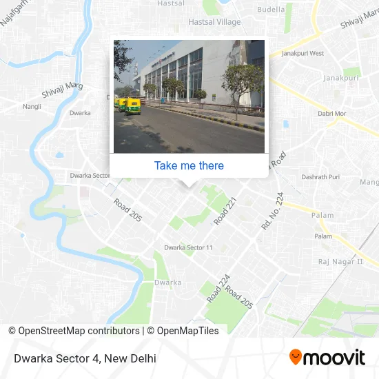 Dwarka Sector 4 map