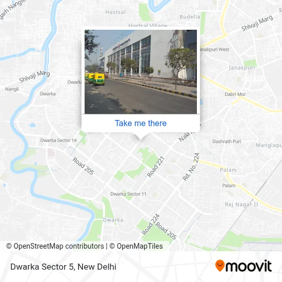 Dwarka sector 5 map