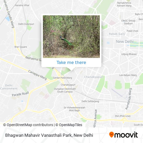 Bhagwan Mahavir Vanasthali Park map