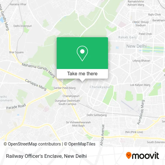 Railway Officer's Enclave map