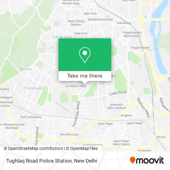 Tughlaq Road Police Station map