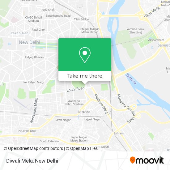 Diwali Mela map