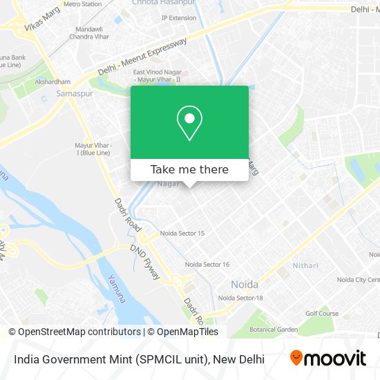 India Government Mint (SPMCIL unit) map