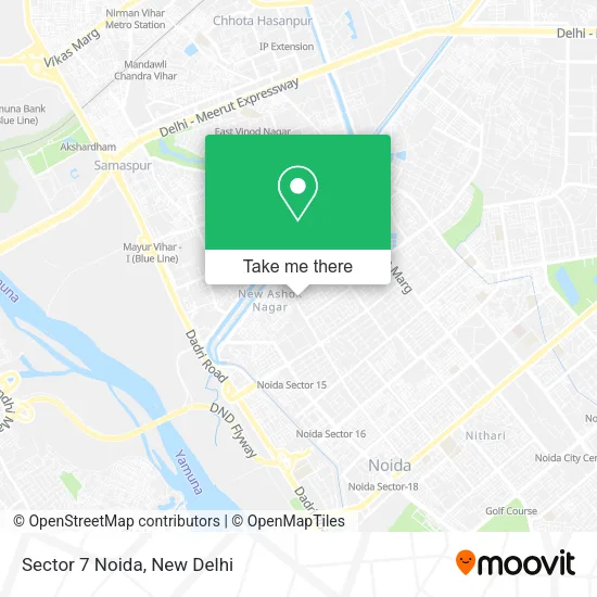 Sector 7 Noida map
