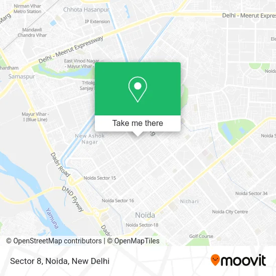 Sector 8, Noida map