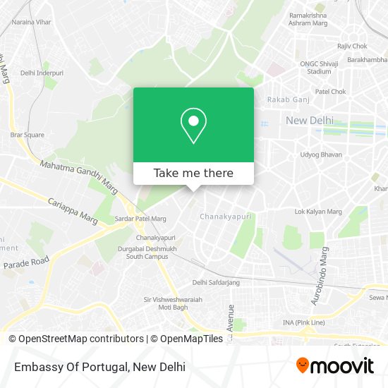 Embassy Of Portugal map